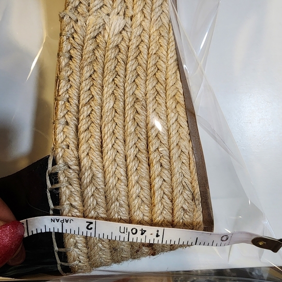 Kelly and Katie Faydrela black Wedges Espadrille Sandals Size 9M - Picture 5 of 11